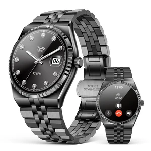 Luxury Smart Watch for Men, Bluetooth Calls, Activity Tracker, Android iOS AMOLED, 24/7 Heart Rate/Blood Oxygen/Blood Pressure/Sleep Monitor, 160+ Sports Modes, Pedometer, IP68 Waterproof, 40mm Luxury Smart Watch for Men, Bluetooth Calls, Activity Tracker, Android iOS AMOLED, 24/7 Heart Rate/Blood Oxygen/Blood Pressure/Sleep Monitor, 160+ Sports Modes, Pedometer, IP68 Waterproof, 40mm