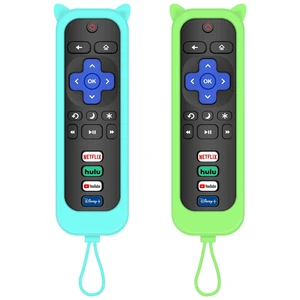 2 Pack Remote for Roku TV & Cover for Roku TV Only (Green & Blue) Compatible with TCL Roku/Onn Roku/Hisense Roku/Philips Roku TV Remote 2 Pack Remote for Roku TV & Cover for Roku TV Only (Green & Blue) Compatible with TCL Roku/Onn Roku/Hisense Roku/Philips Roku TV Remote