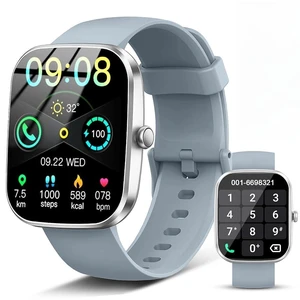 Smart Watch for Men Women, 1.91" Smartwatch(Answer/Make Calls), Fitness Watch with 24/7 Heart Rate/Sleep Monitor//Pedometer/Calories/110+ Sport Modes/IP68 Waterproof, Activity Tracker for Android iOS Smart Watch for Men Women, 1.91" Smartwatch(Answer/Make Calls), Fitness Watch with 24/7 Heart Rate/Sleep Monitor//Pedometer/Calories/110+ Sport Modes/IP68 Waterproof, Activity Tracker for Android iOS