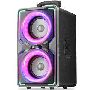 Large Bluetooth Speaker: 240W Peak Powerful Loud Sound with Deep Bass, 15H Playtime, Fast Charge, TWS, Portable Wireless Speakers for Outdoor, Party, Beach, Backyard, Home, Outside (Silver) Large Bluetooth Speaker: 240W Peak Powerful Loud Sound with Deep Bass, 15H Playtime, Fast Charge, TWS, Portable Wireless Speakers for Outdoor, Party, Beach, Backyard, Home, Outside (Silver)