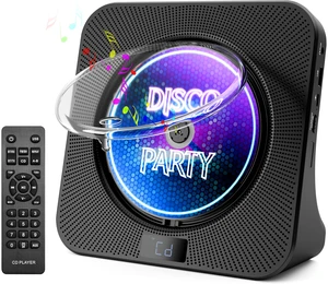 Portable CD Player with Bluetooth, Hi-Fi Speakers & FM Radio Bluetooth transmitter & receiver, kpop compact CD player for kids & seniors, Hi-Fi stereo, sleep timer, USB/AUX, 5 CD formats Portable CD Player with Bluetooth, Hi-Fi Speakers & FM Radio Bluetooth transmitter & receiver, kpop compact CD player for kids & seniors, Hi-Fi stereo, sleep timer, USB/AUX, 5 CD formats