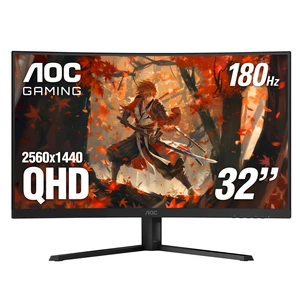 32 Inch Curved Gaming Monitor 2K QHD 180Hz VA 0.5ms HDR, CQ32G4VE 2560×1440 Computer Monitor, Adaptive-Sync, DP 1.4, HDMI 2.0, Earphone Out, VESA Mount, Console Ready, 3-Year Zero-Bright-Dot 32 Inch Curved Gaming Monitor 2K QHD 180Hz VA 0.5ms HDR, CQ32G4VE 2560×1440 Computer Monitor, Adaptive-Sync, DP 1.4, HDMI 2.0, Earphone Out, VESA Mount, Console Ready, 3-Year Zero-Bright-Dot