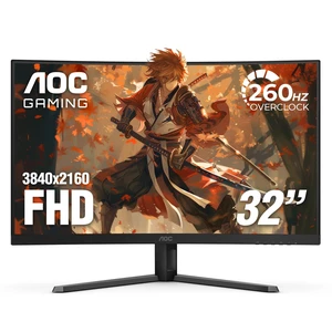 32 Inch Curved Gaming Monitor FHD 260Hz Overclocked VA 0.3ms, C32G42ZE 1920×1080 Computer Monitor, 240Hz Native / 260Hz OC, Adaptive-Sync, DP 1.4, HDMI 2.0, Console Ready, 3-Year Zero-Bright-Dot 32 Inch Curved Gaming Monitor FHD 260Hz Overclocked VA 0.3ms, C32G42ZE 1920×1080 Computer Monitor, 240Hz Native / 260Hz OC, Adaptive-Sync, DP 1.4, HDMI 2.0, Console Ready, 3-Year Zero-Bright-Dot