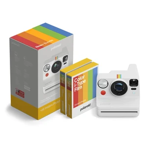 Now+ 3rd Generation I-Type Instant Camera + Film Bundle - Now+ Bluetooth App Controlled White Camera + 16 Color Photos (6563) Now+ 3rd Generation I-Type Instant Camera + Film Bundle - Now+ Bluetooth App Controlled White Camera + 16 Color Photos (6563)
