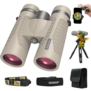 8x42 Binoculars for Adults High Powered with Phone Adapter & Tripod Super Bright BAK4 Prism, Waterproof, for Bird Watching Cruise Travel Safari Hunting Hiking Sports 8x42 Binoculars for Adults High Powered with Phone Adapter & Tripod Super Bright BAK4 Prism, Waterproof, for Bird Watching Cruise Travel Safari Hunting Hiking Sports