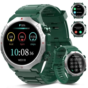 Smart Watch for Men (Answer/Make Calls), Rugged Men's Military Smartwatch, 1.39" HD Fitness Tracker with Heart Rate/Sleep/Step Monitor, 110+ Sport Modes, IP68 Waterproof Activity Tracker Android iOS Smart Watch for Men (Answer/Make Calls), Rugged Men's Military Smartwatch, 1.39" HD Fitness Tracker with Heart Rate/Sleep/Step Monitor, 110+ Sport Modes, IP68 Waterproof Activity Tracker Android iOS