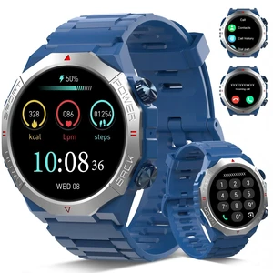 Smart Watch for Men (Answer/Make Calls), Rugged Men's Military Smartwatch, 1.39" HD Fitness Tracker with Heart Rate/Sleep/Step Monitor, 110+ Sport Modes, IP68 Waterproof Activity Tracker Android iOS Smart Watch for Men (Answer/Make Calls), Rugged Men's Military Smartwatch, 1.39" HD Fitness Tracker with Heart Rate/Sleep/Step Monitor, 110+ Sport Modes, IP68 Waterproof Activity Tracker Android iOS
