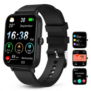 Smart Watch for Men - Bluetooth Call, Fitness Tracker, Heart Rate & Sleep Monitor, 1.83" HD Touch Screen Smartwatch, IP68 Waterproof - for Android & iPhone, Black Smart Watch for Men - Bluetooth Call, Fitness Tracker, Heart Rate & Sleep Monitor, 1.83" HD Touch Screen Smartwatch, IP68 Waterproof - for Android & iPhone, Black