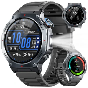 Military Smart Watch for Men with Dual-Band GPS, 5ATM Waterproof, 1.43" AMOLED Fitness Watch with Bluetooth Call, Heart Rate Blood Oxygen Sleep Monitor, 160+ Sport Smartwatch for Android iOS Military Smart Watch for Men with Dual-Band GPS, 5ATM Waterproof, 1.43" AMOLED Fitness Watch with Bluetooth Call, Heart Rate Blood Oxygen Sleep Monitor, 160+ Sport Smartwatch for Android iOS