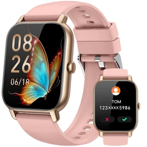 Smart Watches for Men Women, Fitness Tracker with Activity Counter/Sleep Monitor, IP68 Waterproof Smart Watch for Android iPhone iOS Compatible (Dusty Rose, 1.83) Smart Watches for Men Women, Fitness Tracker with Activity Counter/Sleep Monitor, IP68 Waterproof Smart Watch for Android iPhone iOS Compatible (Dusty Rose, 1.83)