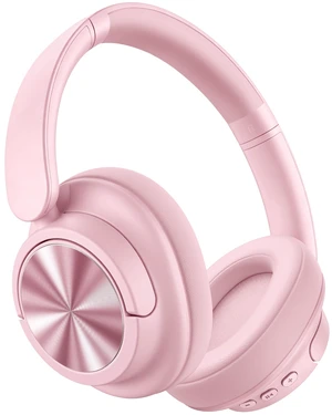 Hybrid Active Noise Cancelling Headphones 120H Playtime Wireless Headphones Bluetooth 6.0 Over Ear Headphones 6 ENC HD Call Mic, Hi-Res 360° Spatial Audio ANC Headphone for Travel Workout Dusty Pink Hybrid Active Noise Cancelling Headphones 120H Playtime Wireless Headphones Bluetooth 6.0 Over Ear Headphones 6 ENC HD Call Mic, Hi-Res 360° Spatial Audio ANC Headphone for Travel Workout Dusty Pink