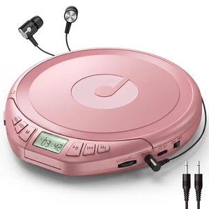 CD Player Portable with Earphones, CD Discman AUX Cable for Car Home Personal Discman CD player,PROG memory, CD-R/RW MP3/WMA, Anti-skip shockproof protection, A-B repeat,LCD display CD Player Portable with Earphones, CD Discman AUX Cable for Car Home Personal Discman CD player,PROG memory, CD-R/RW MP3/WMA, Anti-skip shockproof protection, A-B repeat,LCD display