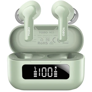Hybrid Active Noise Cancelling in Ear Wireless Earbuds, 68H Playtime 6 Mics AI Clear Calls, LED Display, 32 Preset EQs App, Bluetooth 5.3 Headphones, IPX8 Waterproof, Comfort Fit Ear Buds Green Hybrid Active Noise Cancelling in Ear Wireless Earbuds, 68H Playtime 6 Mics AI Clear Calls, LED Display, 32 Preset EQs App, Bluetooth 5.3 Headphones, IPX8 Waterproof, Comfort Fit Ear Buds Green