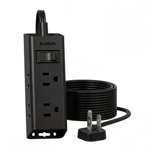 Flat Plug Power Strip with 6 Outlet Extender, 15 FT Extension Cord Flat Wall Plug with Multiple Outlets, No Surge Protector for Cruise Ship, Travel, Dorm, Home Office, Cruise Essentials, Black Flat Plug Power Strip with 6 Outlet Extender, 15 FT Extension Cord Flat Wall Plug with Multiple Outlets, No Surge Protector for Cruise Ship, Travel, Dorm, Home Office, Cruise Essentials, Black