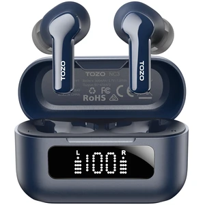 Hybrid Active Noise Cancelling in Ear Wireless Earbuds, 68H Playtime 6 Mics AI Clear Calls, LED Display, 32 Preset EQs App, Bluetooth 5.3 Headphones, IPX8 Waterproof, Comfort Fit Ear Buds Blue Hybrid Active Noise Cancelling in Ear Wireless Earbuds, 68H Playtime 6 Mics AI Clear Calls, LED Display, 32 Preset EQs App, Bluetooth 5.3 Headphones, IPX8 Waterproof, Comfort Fit Ear Buds Blue