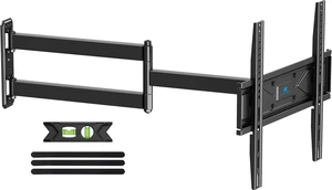 Corner TV Wall Mount Long Arm Full Motion for 42 50 55 65 inch TVs UL Listed, Fit 32-70" TV, Hold 80lbs, Swivel 180°, Tilt +5/-12°, Level +/-4°, 32" Arm Extension, VESA400x400mm, Single Stud Corner TV Wall Mount Long Arm Full Motion for 42 50 55 65 inch TVs UL Listed, Fit 32-70" TV, Hold 80lbs, Swivel 180°, Tilt +5/-12°, Level +/-4°, 32" Arm Extension, VESA400x400mm, Single Stud