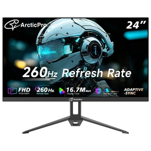 24" 260Hz 240Hz Gaming Monitor, 1080p Monitor, Adaptive Sync FHD Computer Monitor, 120% sRGB, 2ms, HDMI 2.1, DP 1.4 Ports, VESA, 3-Sided Frameless, Ultra Slim, Eye Care, 3000:1 Contrast 24" 260Hz 240Hz Gaming Monitor, 1080p Monitor, Adaptive Sync FHD Computer Monitor, 120% sRGB, 2ms, HDMI 2.1, DP 1.4 Ports, VESA, 3-Sided Frameless, Ultra Slim, Eye Care, 3000:1 Contrast