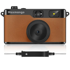 D53 Vintage Digital Camera - Retro Digital Camera 12MP Screenless Vintage Camera Disposable Camera Replacement Includes 8GB SD Card-Brown D53 Vintage Digital Camera - Retro Digital Camera 12MP Screenless Vintage Camera Disposable Camera Replacement Includes 8GB SD Card-Brown