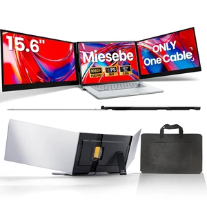 Laptop Screen Extender Triple Monitor, 15.6" FHD 1080P USB-C One Cable Plug n Play Portable Monitor for Laptops 13-17", 0.16" Ultra-Slim Travel Monitor for Mac/Win/Android (Driver Required) Laptop Screen Extender Triple Monitor, 15.6" FHD 1080P USB-C One Cable Plug n Play Portable Monitor for Laptops 13-17", 0.16" Ultra-Slim Travel Monitor for Mac/Win/Android (Driver Required)