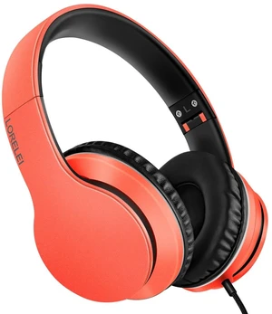 X6 Over-Ear Headphones with Microphone, Lightweight Foldable & Portable Stereo Bass Headphones with 1.45M No-Tangle,Wired Headphones for Smartphone Tablet MP3 / 4 (Vitality Orange) X6 Over-Ear Headphones with Microphone, Lightweight Foldable & Portable Stereo Bass Headphones with 1.45M No-Tangle,Wired Headphones for Smartphone Tablet MP3 / 4 (Vitality Orange)