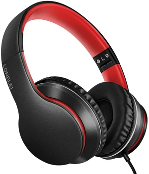 X6 Over-Ear Headphones with Microphone, Lightweight Foldable & Portable Stereo Bass Headphones with 1.45M No-Tangle,Wired Headphones for Smartphone Tablet MP3 / 4 (Black-Red) X6 Over-Ear Headphones with Microphone, Lightweight Foldable & Portable Stereo Bass Headphones with 1.45M No-Tangle,Wired Headphones for Smartphone Tablet MP3 / 4 (Black-Red)