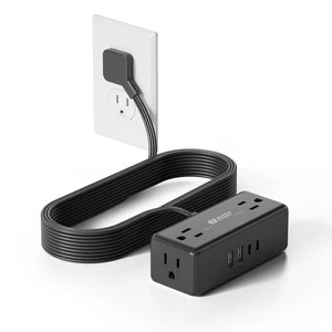 10Ft Long Extension Cord, Flat Plug Surge Protector Power Strip Charging Station with 4 Outlets & 4 USB (2 USB C) Wall Mountable Outlet Extender for Home Office College Dorm Room Essentials 10Ft Long Extension Cord, Flat Plug Surge Protector Power Strip Charging Station with 4 Outlets & 4 USB (2 USB C) Wall Mountable Outlet Extender for Home Office College Dorm Room Essentials