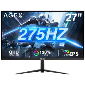 Z-Edge 27 Inch Gaming Monitor, QHD (2560 x 1440p) 275Hz 240Hz IPS Screen Computer Monitor Support FreeSync, Fast 1ms MPRT Refresh Rate, sRGB 120%, 16.7M Colors, AG27QS 2X DP 1.4 and 2X HDMI 2.1 Z-Edge 27 Inch Gaming Monitor, QHD (2560 x 1440p) 275Hz 240Hz IPS Screen Computer Monitor Support FreeSync, Fast 1ms MPRT Refresh Rate, sRGB 120%, 16.7M Colors, AG27QS 2X DP 1.4 and 2X HDMI 2.1