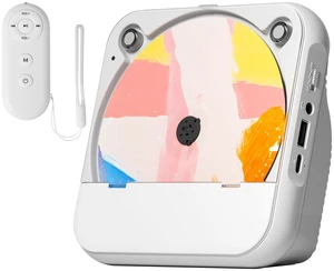 Portable CD Player Bluetooth Rechargeable, Mini Desktop for Home with HiFi Speaker, Cute CD Player Remote Control, Supports CD/FM Radio/USB, Cream Portable CD Player Bluetooth Rechargeable, Mini Desktop for Home with HiFi Speaker, Cute CD Player Remote Control, Supports CD/FM Radio/USB, Cream