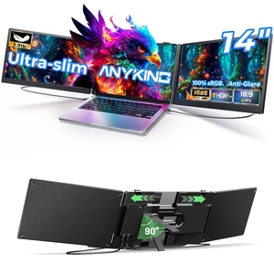 Laptop Screen Extender, Triple Screen Laptop Monitor Extender for 13-17.3 Laptop, 14 1080P FHD IPS Portable Monitor with 100% sRGB, Plug & Play Monitor Extension for Business Travel,Coding & Gaming Laptop Screen Extender, Triple Screen Laptop Monitor Extender for 13-17.3 Laptop, 14 1080P FHD IPS Portable Monitor with 100% sRGB, Plug & Play Monitor Extension for Business Travel,Coding & Gaming