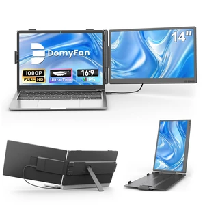 14" Laptop Screen Extender, Ultra-Thin FHD 1080P IPS Dual Portable Laptop Monitor Extender for 13-17" Laptops, Plug & Play with HDMI/USB-A/Type-C, Compatible with Windows, Mac, Android 14" Laptop Screen Extender, Ultra-Thin FHD 1080P IPS Dual Portable Laptop Monitor Extender for 13-17" Laptops, Plug & Play with HDMI/USB-A/Type-C, Compatible with Windows, Mac, Android