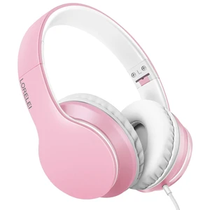 X6 Over-Ear Headphones with Microphone, Lightweight Foldable & Portable Stereo Bass Headphones with 1.45M No-Tangle, Wired Headphones for Smartphone Tablet MP3 / 4 (Pearl Pink) X6 Over-Ear Headphones with Microphone, Lightweight Foldable & Portable Stereo Bass Headphones with 1.45M No-Tangle, Wired Headphones for Smartphone Tablet MP3 / 4 (Pearl Pink)