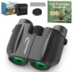 10x25 Binoculars for Bird Watching with Bird Guide Book Compact, Lightweight for Adults & Kids; BAK4 FMC Optics; Includes Bird Guide Book; Great Gift For Bird Watching, Travel 10x25 Binoculars for Bird Watching with Bird Guide Book Compact, Lightweight for Adults & Kids; BAK4 FMC Optics; Includes Bird Guide Book; Great Gift For Bird Watching, Travel