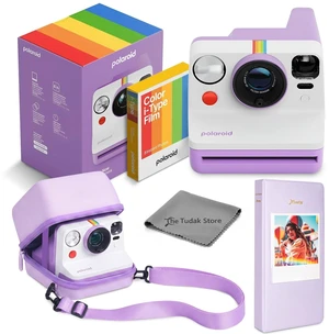 Now 3rd Generation i-Type Instant Film Camera, Purple + 8 Color Film Photos + Tudak Accessories Bundle, Incl. Compatible Carrying Case, 64 -Pocket Photo Album & Microfiber Cleaning Cloth Now 3rd Generation i-Type Instant Film Camera, Purple + 8 Color Film Photos + Tudak Accessories Bundle, Incl. Compatible Carrying Case, 64 -Pocket Photo Album & Microfiber Cleaning Cloth