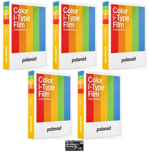 Impossible/Polaroid Color Glossy Instant Film for Polaroid Originals I-Type OneStep2 Camera - 5-Pack Impossible/Polaroid Color Glossy Instant Film for Polaroid Originals I-Type OneStep2 Camera - 5-Pack