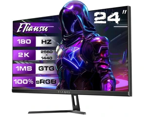 24" QHD 180Hz IPS Gaming Monitor,1ms FreeSync,100%sRGB,95%DCI-P3,DP1.4,VESA 1440P 2K HDMI 2.0 Stereo Speakers Eye Saver Mode Competitive-grade refresh for play for Xbox PS5 Switch gaming office 24" QHD 180Hz IPS Gaming Monitor,1ms FreeSync,100%sRGB,95%DCI-P3,DP1.4,VESA 1440P 2K HDMI 2.0 Stereo Speakers Eye Saver Mode Competitive-grade refresh for play for Xbox PS5 Switch gaming office