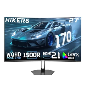 27 Inch Curved Monitor 170Hz 144Hz, 2K 1440P Computer Gaming Monitor HDMI 2.1×2 DP 1.4×1, AI CrossHair Fast VA 4000:1 Contrast, for FPS Games and Work (G27H1Q, Includes One HDMI 2.1 Cable) 27 Inch Curved Monitor 170Hz 144Hz, 2K 1440P Computer Gaming Monitor HDMI 2.1×2 DP 1.4×1, AI CrossHair Fast VA 4000:1 Contrast, for FPS Games and Work (G27H1Q, Includes One HDMI 2.1 Cable)
