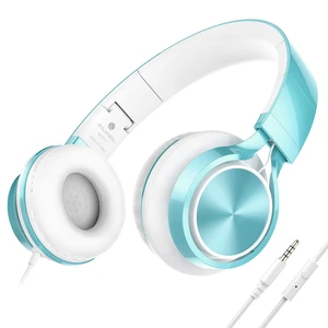 Kids Headphones for School, Wired with Mic for Teens, Lime Green On-Ear Headsets with Microphone for Chromebook Laptop Computer, Foldable Adjustable Teen Kids, Corded for Classroom Travel Kids Headphones for School, Wired with Mic for Teens, Lime Green On-Ear Headsets with Microphone for Chromebook Laptop Computer, Foldable Adjustable Teen Kids, Corded for Classroom Travel