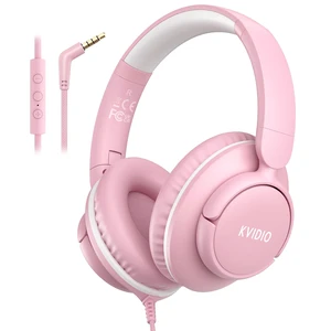 Wired Headphones with Mic, 3.5mm Headphones Volume Control for School Pink Wired Over Ear Foldable Corded Headphones for Teens Classroom Travel Airplane, 4.9ft Tangle-Free Cord for Tablet Laptop Phone Wired Headphones with Mic, 3.5mm Headphones Volume Control for School Pink Wired Over Ear Foldable Corded Headphones for Teens Classroom Travel Airplane, 4.9ft Tangle-Free Cord for Tablet Laptop Phone