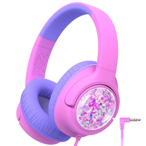 Kids Headphones with Cord, Over Ear for Boys Girls School Travel SafeSound Tech, Stereo Sound, Foldable, Adjustable, 3.5mm Jack, Durable, Lightweight Kids Headphone for School, Pink Glitter Kids Headphones with Cord, Over Ear for Boys Girls School Travel SafeSound Tech, Stereo Sound, Foldable, Adjustable, 3.5mm Jack, Durable, Lightweight Kids Headphone for School, Pink Glitter