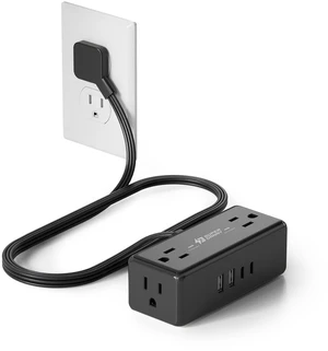 Short Extension Cord 3Ft, Flat Plug Surge Protector Power Strip Small Extension Cord with 4 Outlets & 4 USB (2 USB C), Charging Station for Home, Office, College Dorm Room Essentialss Short Extension Cord 3Ft, Flat Plug Surge Protector Power Strip Small Extension Cord with 4 Outlets & 4 USB (2 USB C), Charging Station for Home, Office, College Dorm Room Essentialss