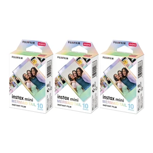 Instax Mini Mermaid Tail Film Bundle 30 Prints). Metallic Mermaid Border. Compatible with Instax Mini Cameras and Printers, (3 Pack), (10 Exposures) Instax Mini Mermaid Tail Film Bundle 30 Prints). Metallic Mermaid Border. Compatible with Instax Mini Cameras and Printers, (3 Pack), (10 Exposures)