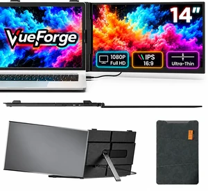 Laptop Screen Extender, 14" FHD 1080P Laptop Monitor Extender, Ultra-Thin Portable Monitor for Laptop with USB-C/HDMI Port, Plug & Play for Windows/Mac/Android/Switch/PS5/Chrome Laptop Screen Extender, 14" FHD 1080P Laptop Monitor Extender, Ultra-Thin Portable Monitor for Laptop with USB-C/HDMI Port, Plug & Play for Windows/Mac/Android/Switch/PS5/Chrome