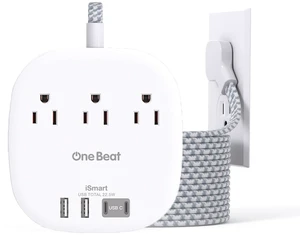 10 Ft Long Extension Cord, 22.5W/4.5A Cruise Ship Flat Plug Power Strip 3 Outlets 4 USB Ports (2 USB C),Power Strip No Surge Protection for Cruise Ship, Home Office Dorm Room Travel Essentials 10 Ft Long Extension Cord, 22.5W/4.5A Cruise Ship Flat Plug Power Strip 3 Outlets 4 USB Ports (2 USB C),Power Strip No Surge Protection for Cruise Ship, Home Office Dorm Room Travel Essentials