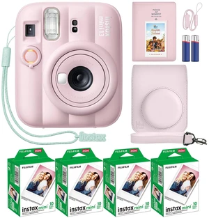 Instax Mini 13 Instant Camera Candy Pink + MiniMate Accessory Bundle with Custom Case + Fuji Instax Film Value Pack (40 Sheets) & Photo Album Instax Mini 13 Instant Camera Candy Pink + MiniMate Accessory Bundle with Custom Case + Fuji Instax Film Value Pack (40 Sheets) & Photo Album
