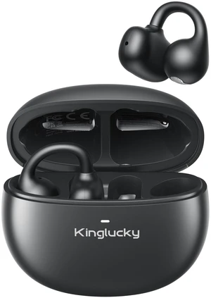 Upgraded Clip-On Earbuds Comfortable fit & Crystal-Clear Sound, 40H Playtime Open Ear Buds Bluetooth 5.4 Wireless Headphones for Women Ideal for Small Ears,Sports,Workouts,Glasses Black Upgraded Clip-On Earbuds Comfortable fit & Crystal-Clear Sound, 40H Playtime Open Ear Buds Bluetooth 5.4 Wireless Headphones for Women Ideal for Small Ears,Sports,Workouts,Glasses Black