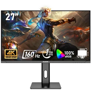 27 inch IPS PC Screen, 4K 160Hz Gaming Computer Monitor 3440×1440 Resolution,1ms, FreeSync, 100%sRGB, HDMI 2.1, DisplayPort,Height-adjustable and swivel,Black 27 inch IPS PC Screen, 4K 160Hz Gaming Computer Monitor 3440×1440 Resolution,1ms, FreeSync, 100%sRGB, HDMI 2.1, DisplayPort,Height-adjustable and swivel,Black
