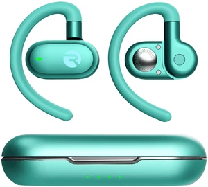 Fitness Open Ear Earbuds Open Ear Headphones, Earbuds Wireless Bluetooth, Running Headphones, Sweat & Water-Resistant Earphones, 40 Hours Battery Life (Mint) Fitness Open Ear Earbuds Open Ear Headphones, Earbuds Wireless Bluetooth, Running Headphones, Sweat & Water-Resistant Earphones, 40 Hours Battery Life (Mint)