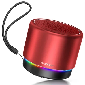 Portable Bluetooth Speaker Mini Speakers, Wireless, HD Microphone 12H Battery Life, Metal Cover,TWS Pairing, Wireless Speaker with RGB Lights for Home/Travel/Outdoor/Car/Beach by Music Lovers Portable Bluetooth Speaker Mini Speakers, Wireless, HD Microphone 12H Battery Life, Metal Cover,TWS Pairing, Wireless Speaker with RGB Lights for Home/Travel/Outdoor/Car/Beach by Music Lovers