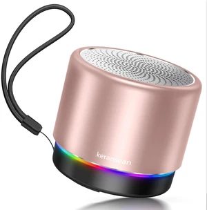 Portable Bluetooth Speaker, Mini Speakers, Wireless, RGB Ligths 12H Battery Life, Metal Cover,TWS Pairing, Wireless Speaker with RGB Lights for Home/Travel/Outdoor/Car/Beach by Music Lovers Portable Bluetooth Speaker, Mini Speakers, Wireless, RGB Ligths 12H Battery Life, Metal Cover,TWS Pairing, Wireless Speaker with RGB Lights for Home/Travel/Outdoor/Car/Beach by Music Lovers