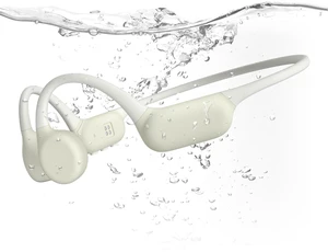 Bone Conduction Headphones, IPX8 Waterproof Swimming Headphones Off-white Open Ear Headphones with 32GB Memory Switch to MP3 Mode Underwater AI Music Generation, 8H Playtime Bluetooth 6.0 for Running Bone Conduction Headphones, IPX8 Waterproof Swimming Headphones Off-white Open Ear Headphones with 32GB Memory Switch to MP3 Mode Underwater AI Music Generation, 8H Playtime Bluetooth 6.0 for Running